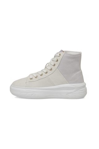 Uspoloassn U.s. Polo Assn. Cleberas Jr Bej Kız Çocuk High Sneaker Bej-lıla-pudra