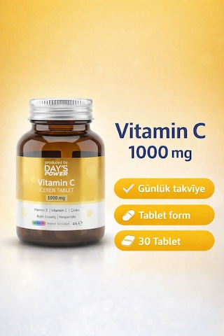 Day's Power C Vitamini 30 Kapsül