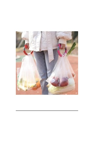 Mucit Home Market Poşet Taşıma Aparatı Ağır Malzeme, Çanta Taşıyıcı Kolu Tutacağı Renkli