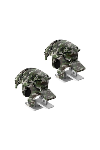 Baseus GA03 Level 3 Helmet Kamuflaj PUBG Oyun Aparatı Gri