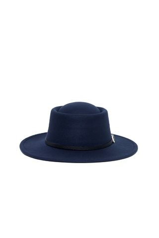 Berellini Kaşe Kaşmir - Unisex Geniş Fotör Lacivert