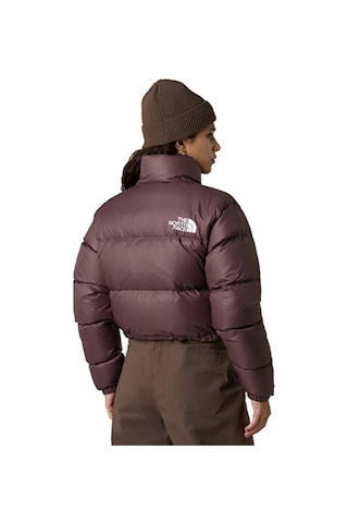 The North Face W Nuptse Short Jacket Kadın Outdoor Montu 700 Dolgu Kaz Tüyü Nf0a5ggebq71 Gri Gri