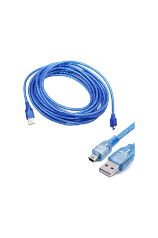 Usb 2.0 To Mini Usb 5 Pin Şarj Ve Data Kablosu 10m
