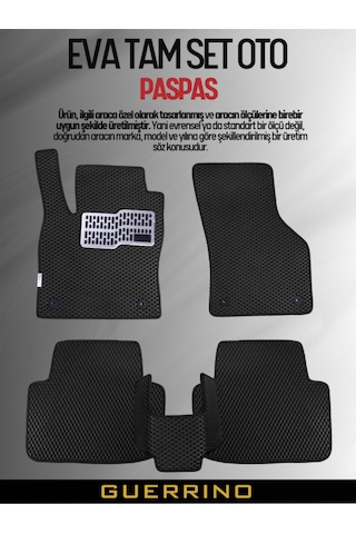 Volkswagen-caddy- 2011-2020 İçin Eva İç Paspas Takımı Metal Topukluk Dahil