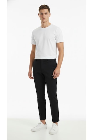Plus Scorpion Erkek Slim Fit Klasik Kumaş Pantolon Dar Kesim, Günlük Ve Ofis Kullanımına Uygun Şık Tasarım Siyah