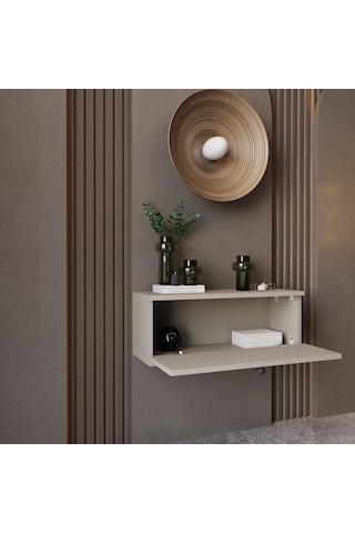 Melura Home Melura Dresuar %100 Mdf Kapaklı Duvara Monte Kumtaşı