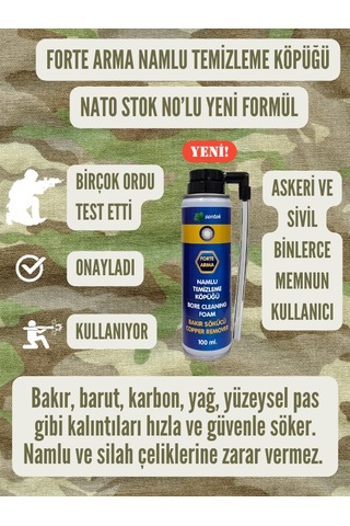 Forte Arma Namlu Temizleme Köpüğü, 100ml