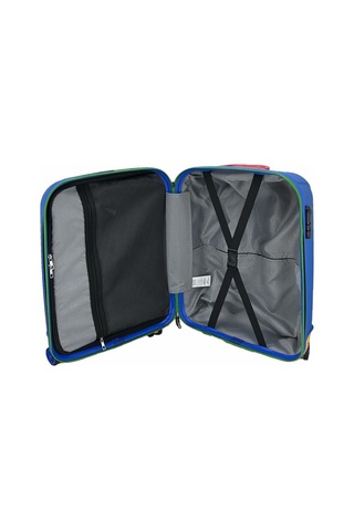 Cap Polo's Polipropilen Büyük Boy Valiz Mavi