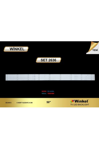 Winkel Lcd Led-2636 Takım 4 Lü-50u9700, 50ua9600, Tv Led Bar, Panasonic Tx-50hx710e