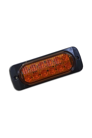 ÇAKAR LAMBA 12 LEDLİ MERCEKLİ CAM SARI