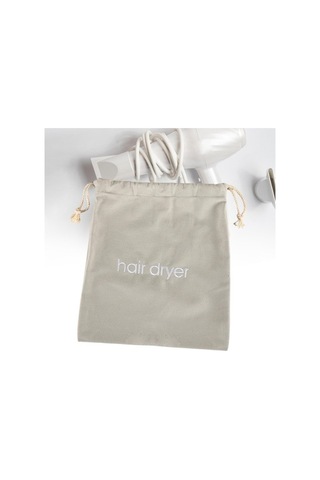 Pazly Suntek Saklama Saç Makinesi Kurutma Gri Gri Çantası Bağcıklı Uf Gri