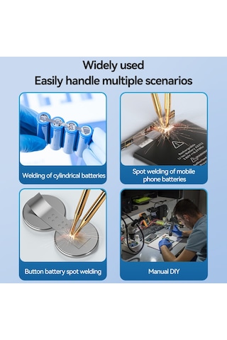 Hallow 11 Vitesli Li-ion Taşınabilir Çift Darbeli Nokta Kaynak Makinesi