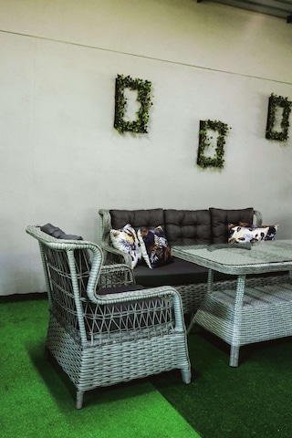 Bambuda Garden Alaçatı Rattan 5 Kişilik Oturma Grubu Gri- Antrasit