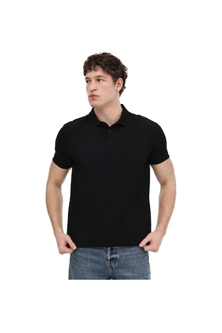 Kinetix Mb Pam 12sn328 Siyah Erkek Polo Yaka Kısa Kol T-shirt