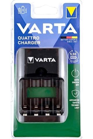 Varta Quattro Charger Type-c Girişli 4'lü Aaa-aa Nı-mh Pil Şarj Cihazı