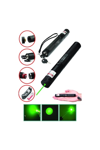 Şarjlı Yeşil Lazer Pointer 100 Mw 5570