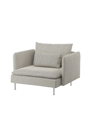 Ikea Bej Lüks Kanepe - Tekli Koltuk