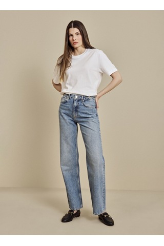 Brooks Brothers Mavi Kadın %100 Pamuk Denim Pantolon Bbss26fdp003