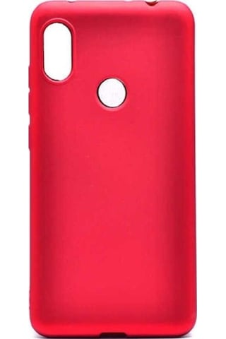 Xiaomi Redmi Note 6 Pro Kılıf Zore Premier Silikon Kapak Kırmızı