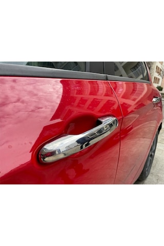 Egea Cross Uyumlu Krom Kapı Kolu Paslanmaz Çelik 8 Parça