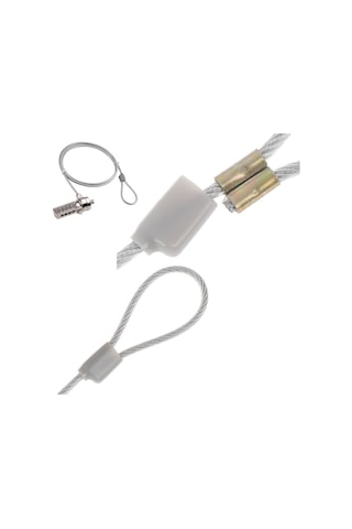 Notebook Ve Bilgisayar İçin Çelik Halatlı Şifreli Kilit