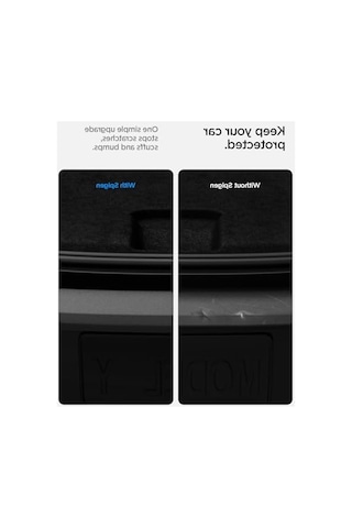 Spigen Tesla Model Y Juniper 2026-2025 Arka Tampon Koruyucu Aşınma Önleyici Tg200-yj Mat Siyah - Acp10618 Spigen Tr