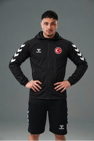 Hummel Armin Milli Takım Yağmurluk Siyah