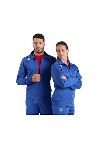 Arena Team Panel Knitted Poly Unisex Mavi Günlük Stil Ceket 004911800