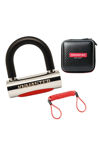 Knmaster Cl300 U Disk Kilidi Motosiklet Kilidi Siyah