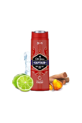 Old Spice Captain Erkek Duş Jeli ve Şampuan 400 ML
