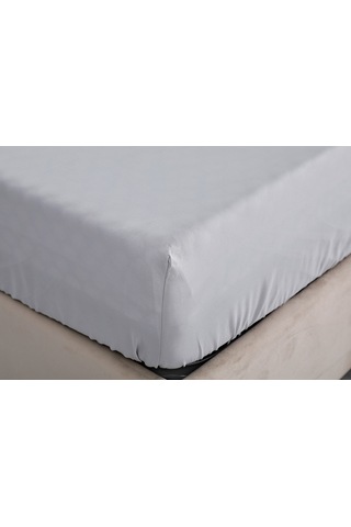 Colourful Fitted Çarşaf Çift King Size - Gri