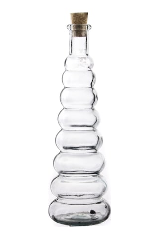 San Miguel Boğumlu Yağ Şişesi 400cc Cam İspanyol Mutfak Yağdanlık