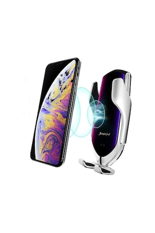 Smart Sensor R1 Araç Içi Telefon Tutucu Wireless Şarj Sensörlü Senalstore Çok Renkli
