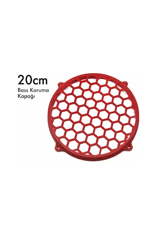 20cm Bass Koruma Kapağı - Subwoofer Koruma Kapağı 20cm - 1 Adet