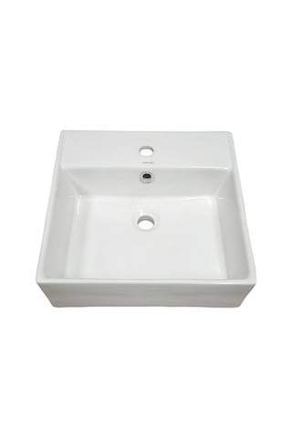 Sensio - Çanak Lavabo Tezgah Üstü Porselen - Lv-1000102 Beyaz
