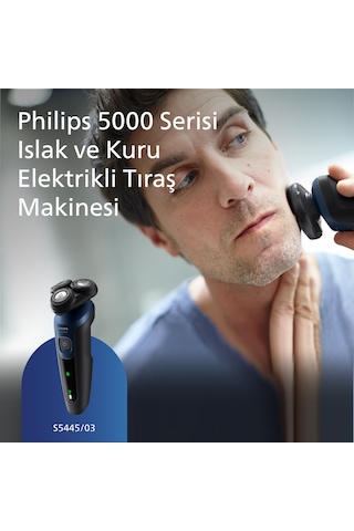 Philips S5445/03 Shaver Series 5000 Islak Kuru Tiras Makinesi