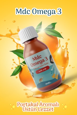 MDC Omega-3 Balık Yağı Şurup 150 ML