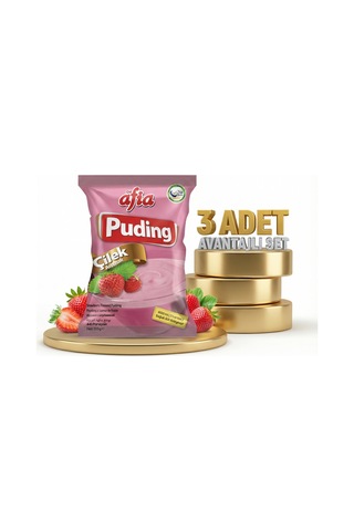 Afia Çilekli Puding 3x125 Gr