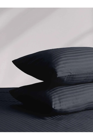 Unison 50x70 Pamuklu Streç Saten Yastık Kılıfları 391151196 Mavi