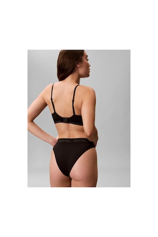 Calvin Klein Lıghtly Lıned Trıang Siyah Hafif Astarlı Üçgen Bralet-16276