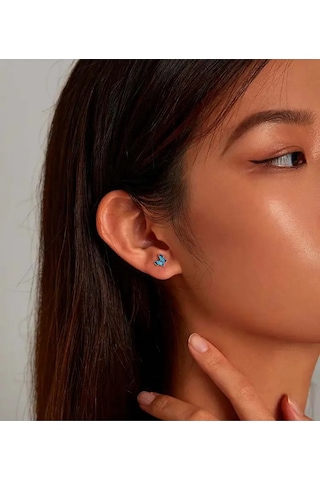 Bamoer Küpe Küpeler "kelebekler" 925 Ayar Gümüş Emaye İle 291696408 Diğer