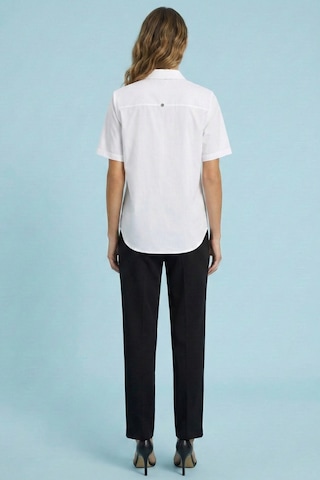 Guitar Oversize Beyaz Poplin Gömlek Beyaz