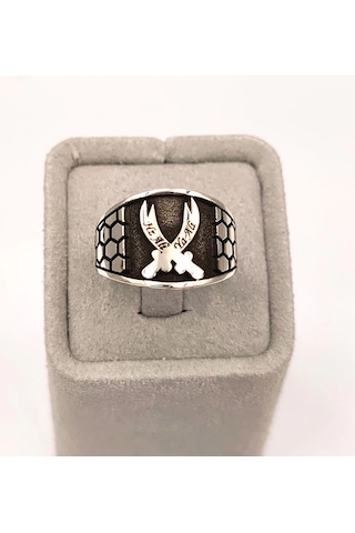 Hz.ali Zülfikar Gümüş Yüzük Gümüş - Altın