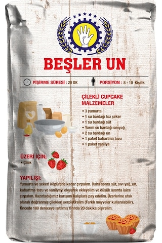 Beşler Pastalık Böreklik Buğday Unu 2 KG