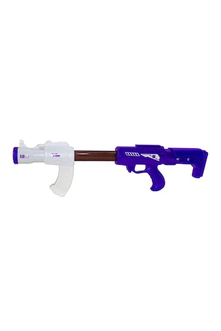 Oyuncak Tüfek Top Atan 50 Cm 8 Adet Mini Top Mavi