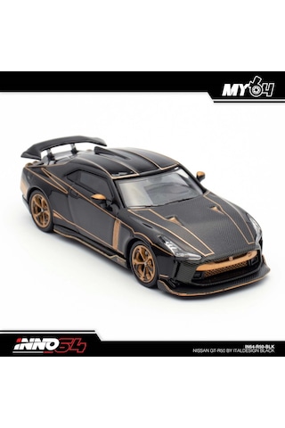 Inno 1/64 Nissan Gt-r50 By Italdesign Black Çok Renkli