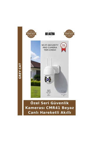 Özel Seri Güvenlik Kamerası Cmr41 Beyaz Canlı Hareketli Akıllı