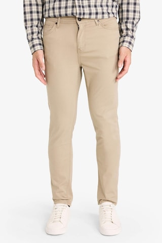 DeFacto Yazlık Gabardin Chino Kanvas Pantolon Slim Fit Dar Kesim Dar Paça Cepli B2089AX25SPBG129