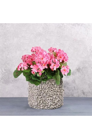 Yapay Çiçek Sardunya Demeti 40 25cm 1.kalite Pembe Balkon Çiçeği