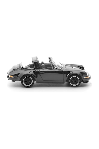 Pop Race 1:64 Porsche 911 Singer Targa Dark Chrome Edition Prdc001 Diecast Model Araba Siyah